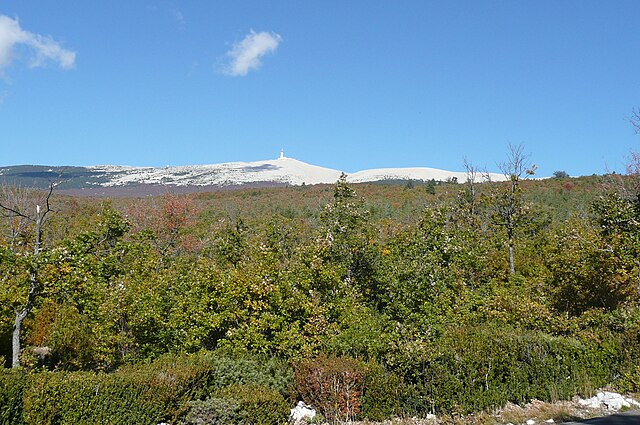 Mont Ventoux from Bédoin