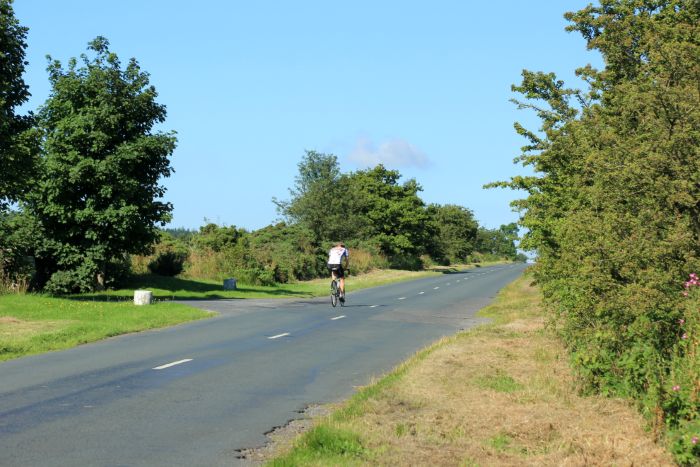 Cyclist on Norwood Lane