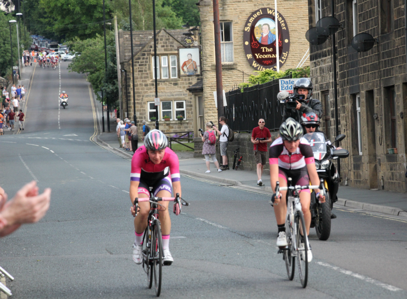 Sarah Storey at Otley cycle race 2015 Sarah Storey at Otley cycle race 2015