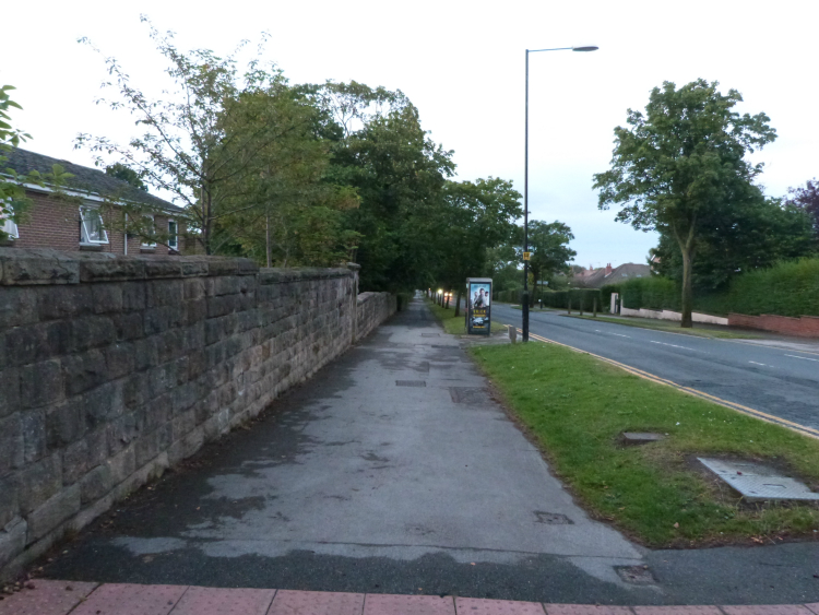 Path by Otley Road from Harlow Carr to Beckwithshaw