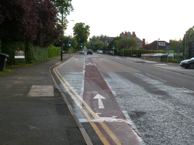 Otley Road juntion with Pannal Ash Road