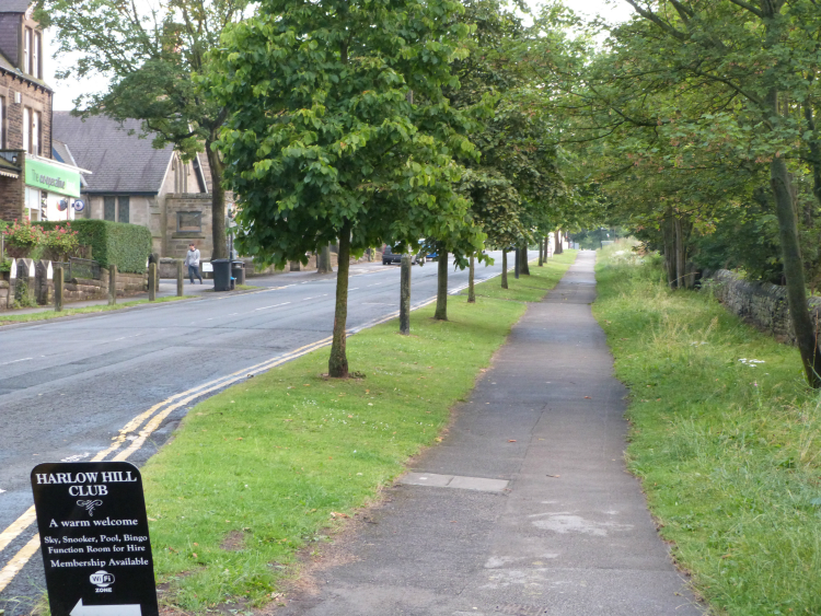 Footpath next to Otley Road