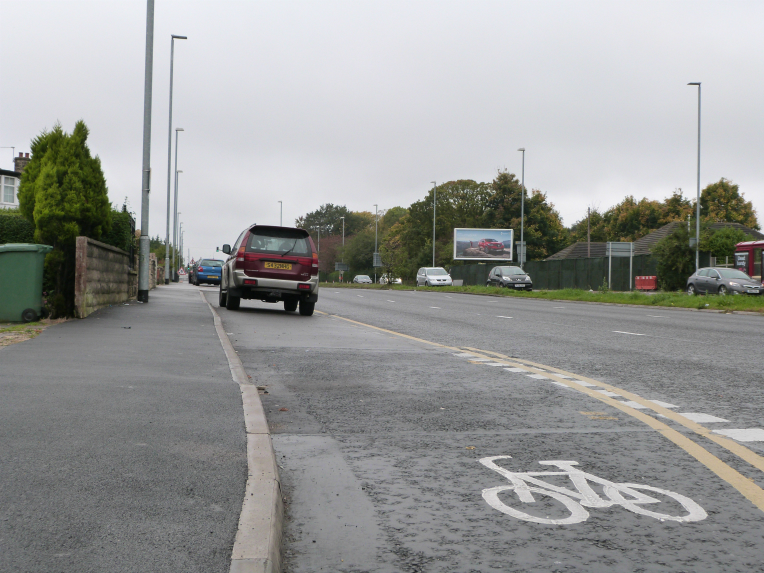Vehicle parked in Cycle Superhighway Vehicle parked in Cycle Superhighway