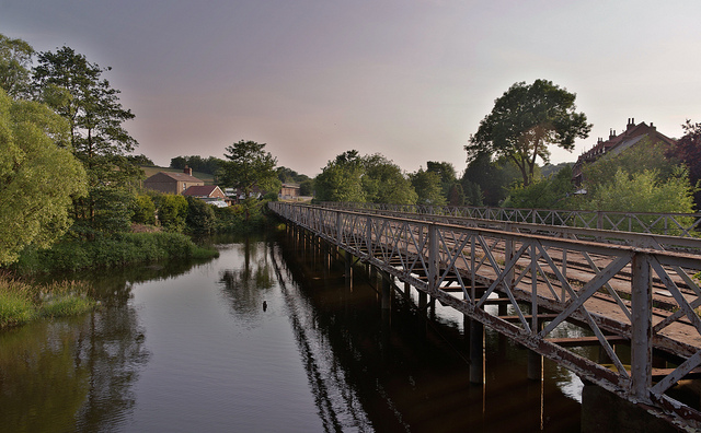 Esk Valley Line at Ruswarp Esk Valley Line at Ruswarp