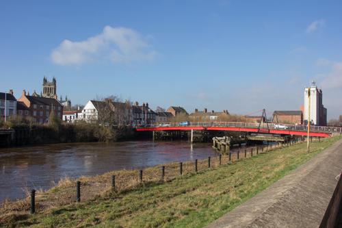A19 bridge over the Ouse to Selby