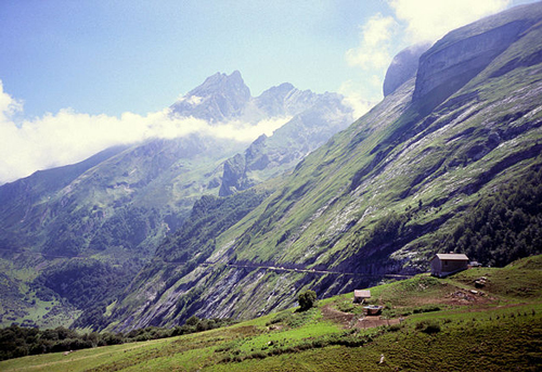 Corniche road Aubisque to Soulor