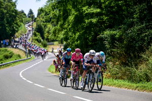 Riders on Stage 7 TDF 2025