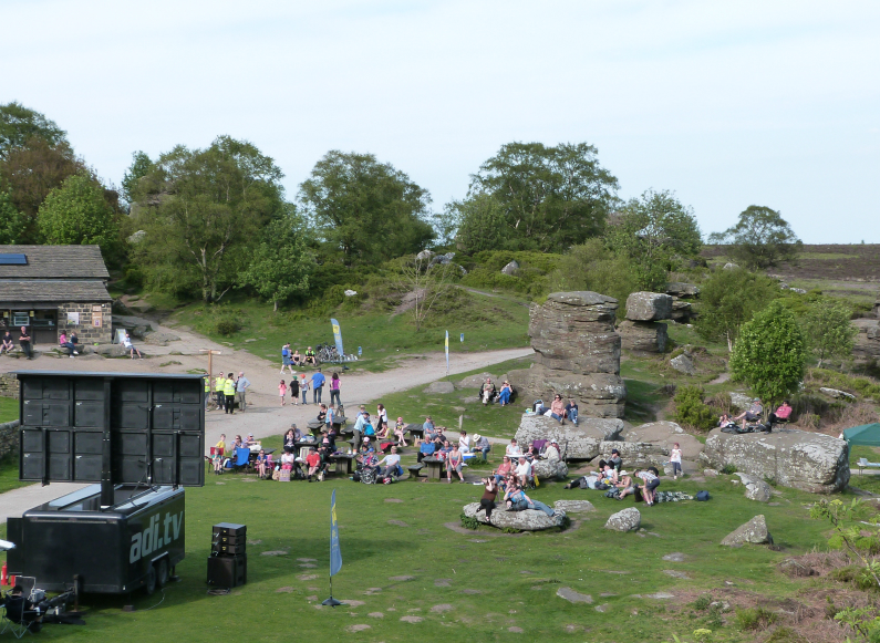 Tour de Cinema at Brimham Rocks Tour de Cinema at Brimham Rocks