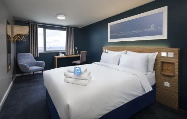 Double room at Travelodge, Morecambe