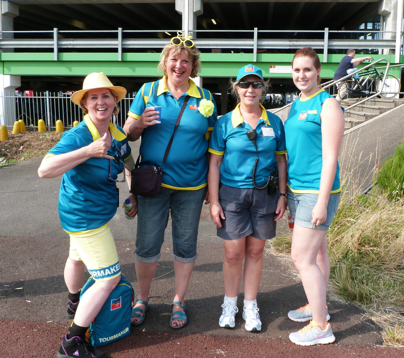 Tour makers near Jaarbeurs, Utrecht